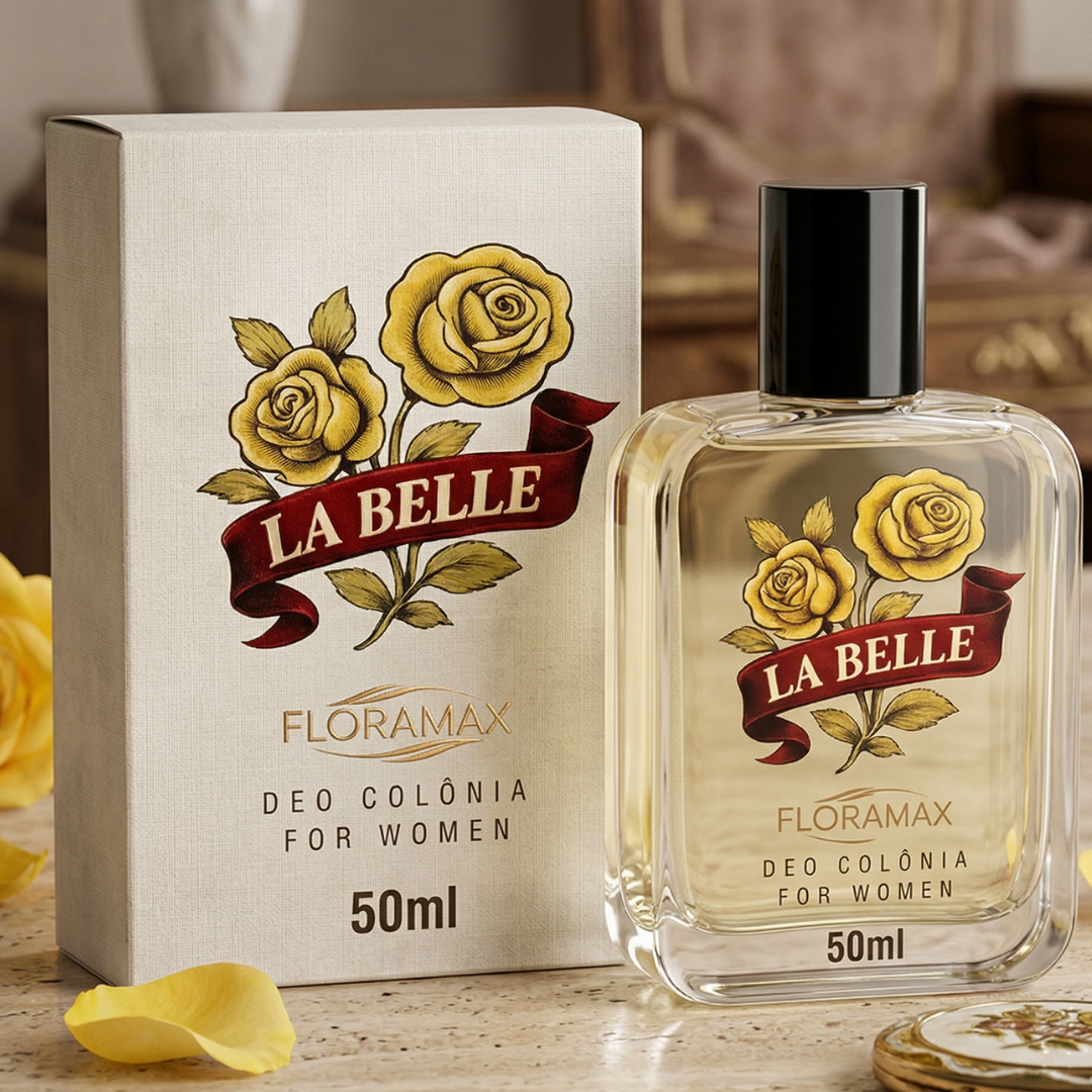 LA BELLE - Deo Colônia Feminina 50ml | FLORAMAX