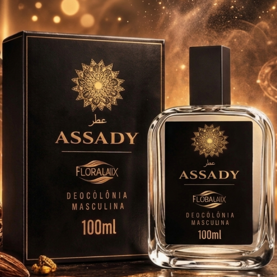ASSADY - Deo Colônia Masculina 100ml | FLORAMAX