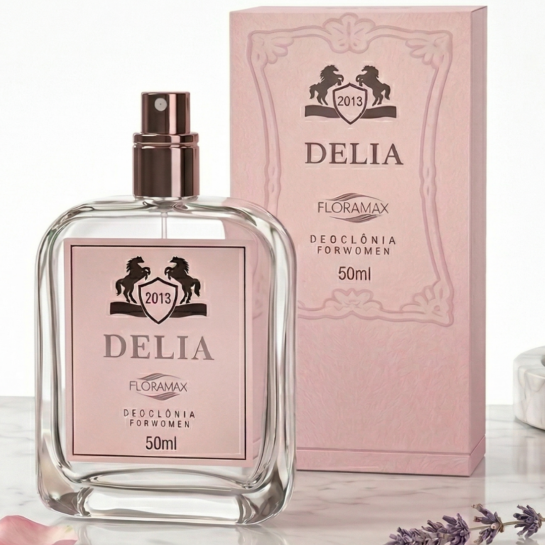 DELIA - Deo Colônia Feminina 50ml | FLORAMAX