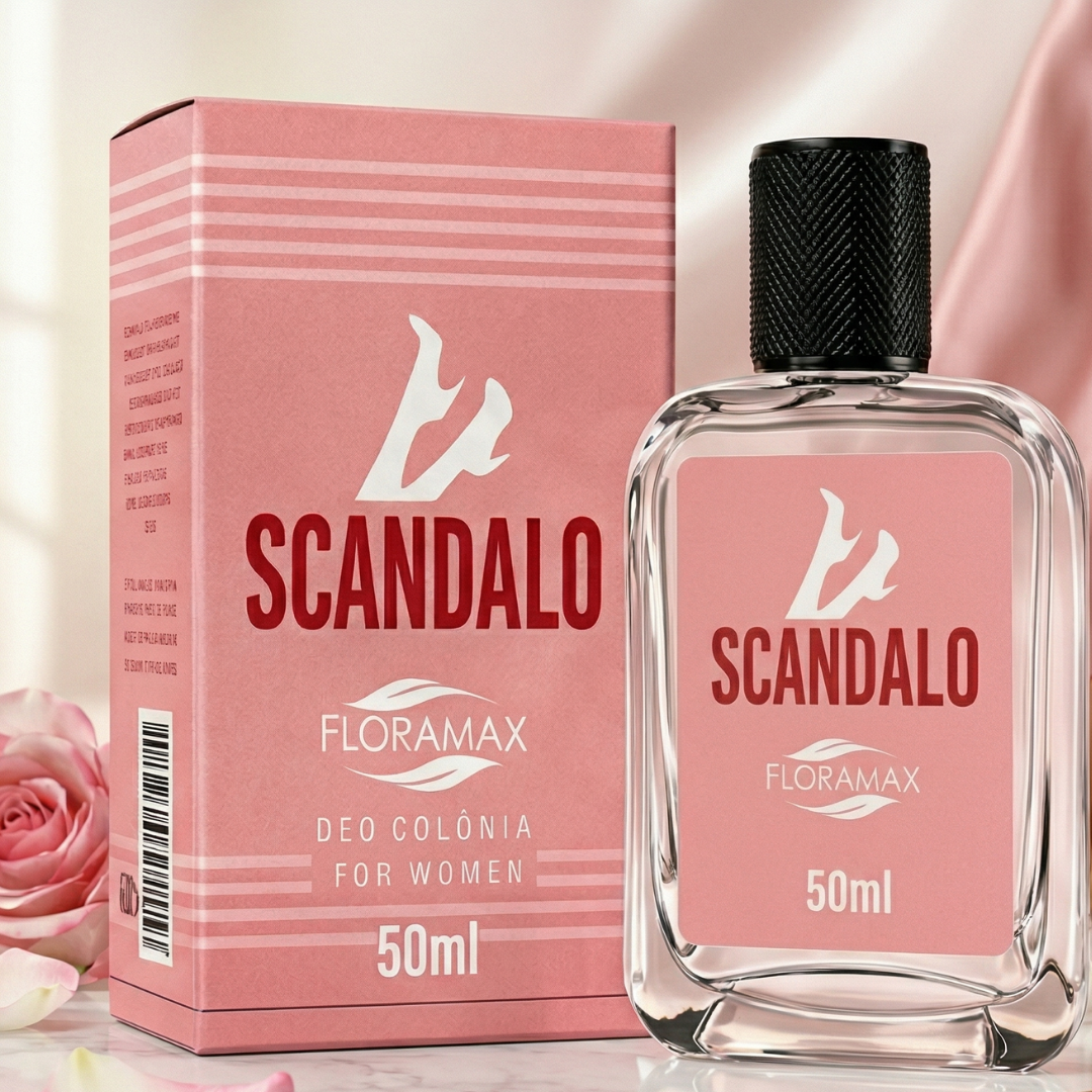 SCANDALO - Deo Colônia Feminina 50ml | FLORAMAX