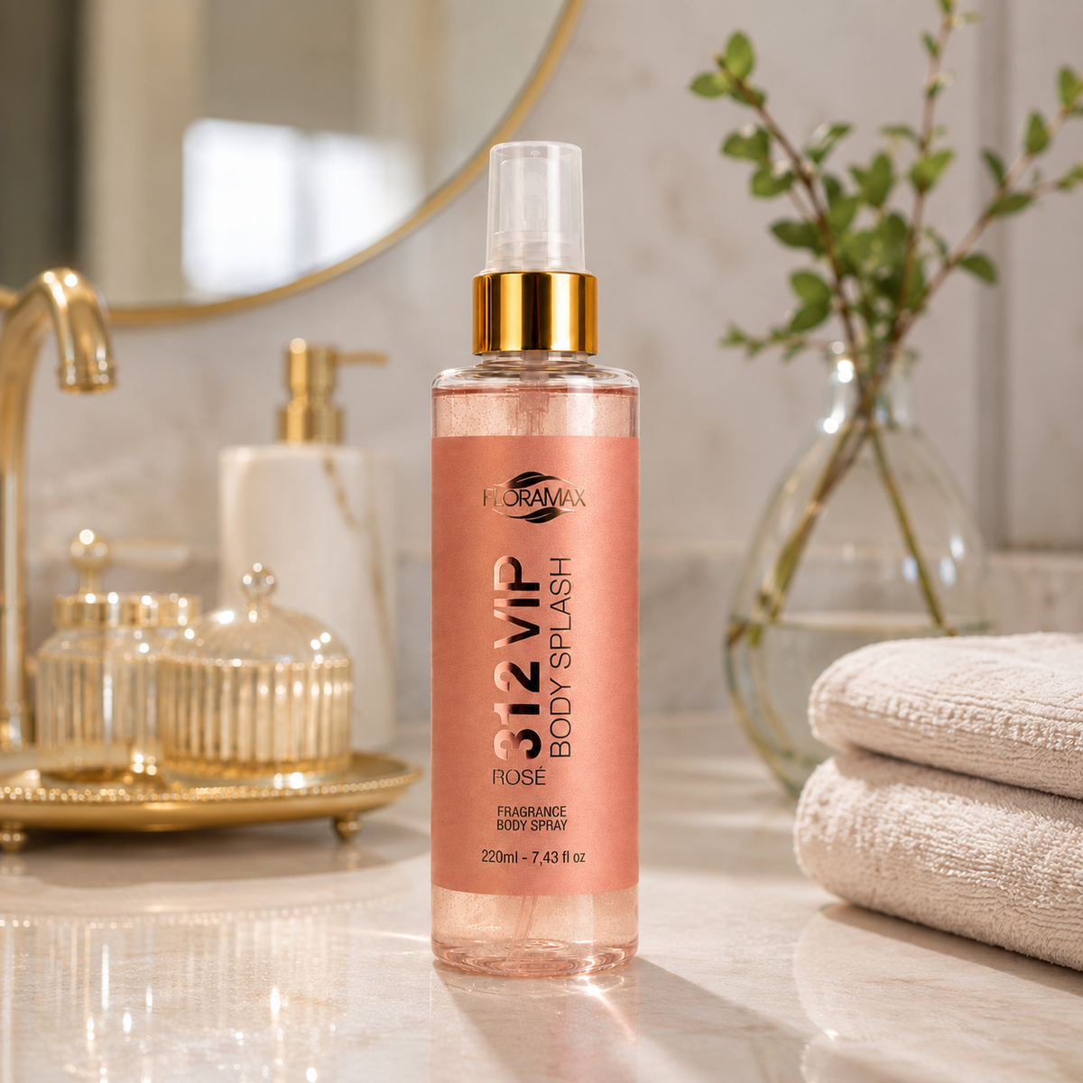 Kit 312 Vip Rosé - Body Splash + Body Lotion