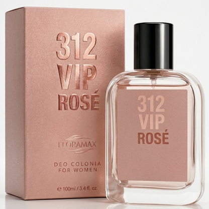 312 VIP ROSÉ - Deo Colônia Feminina 100ml | FLORAMAX