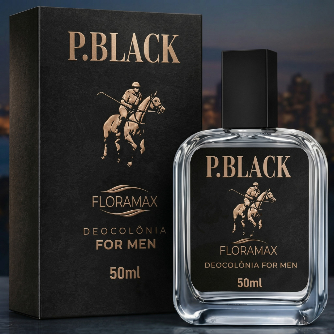 P.BLACK - Deocolônia For Men 50ml | FLORAMAX