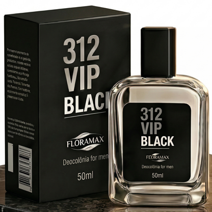 312 VIP BLACK - Deocolônia For Men 50ml | FLORAMAX
