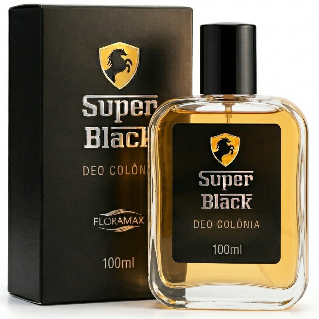 SUPER BLACK - Deo Colônia 100ml | FLORAMAX