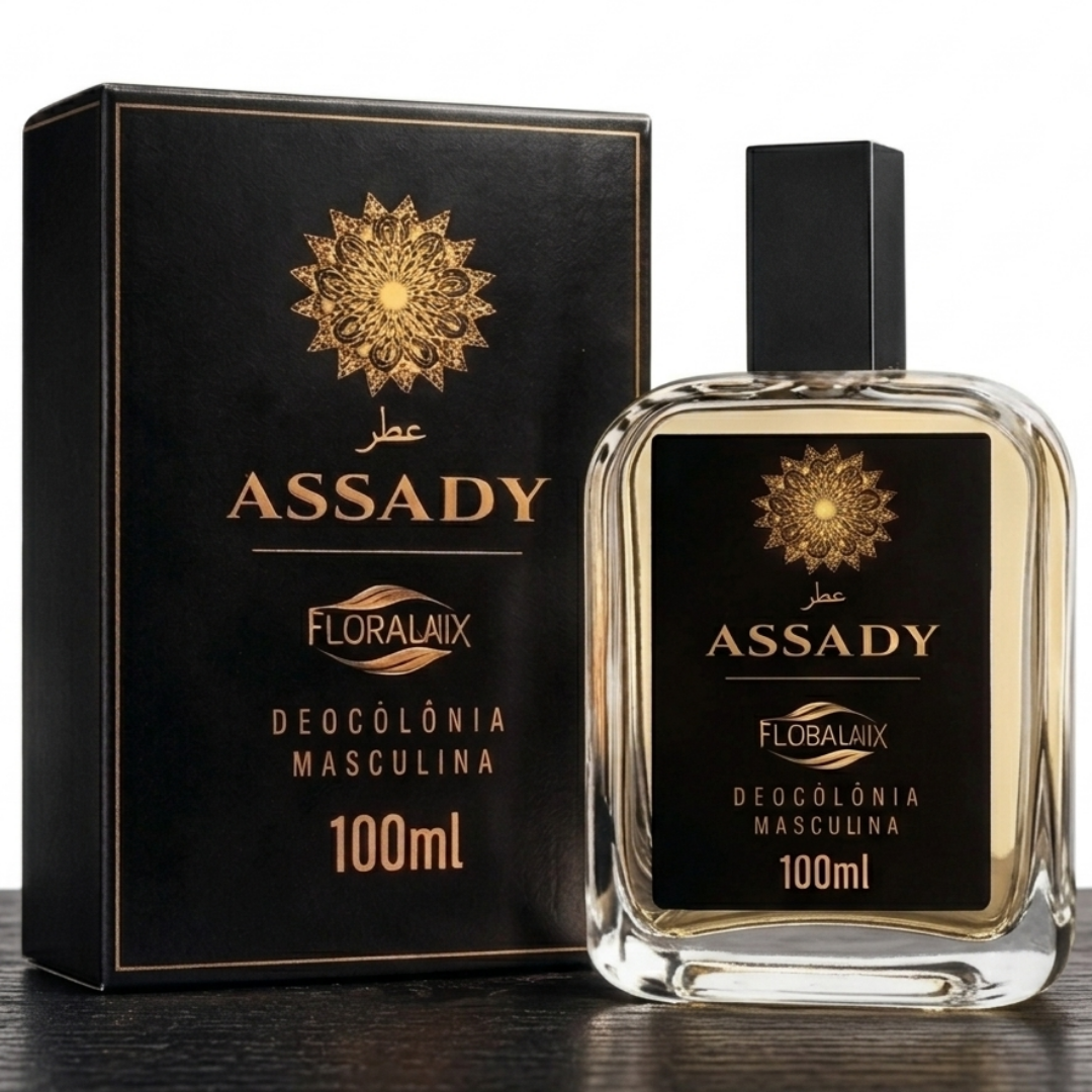 ASSADY - Deo Colônia Masculina 100ml | FLORAMAX