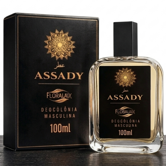 ASSADY - Deo Colônia Masculina 100ml | FLORAMAX