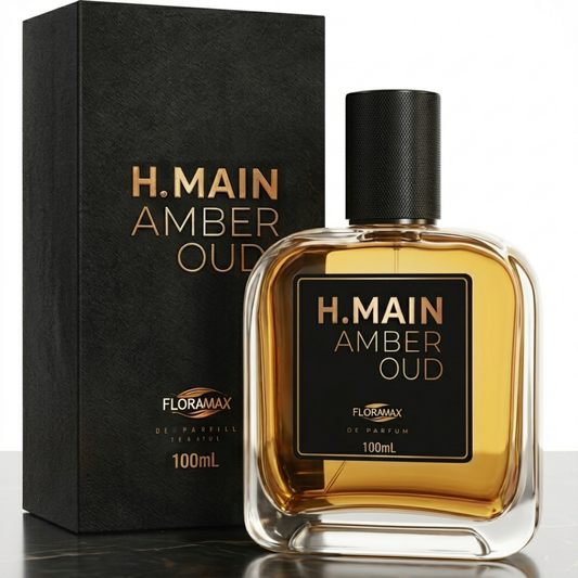 H.MAIN AMBER OUD - Eau de Parfum Masculino 100ml | FLORAMAX