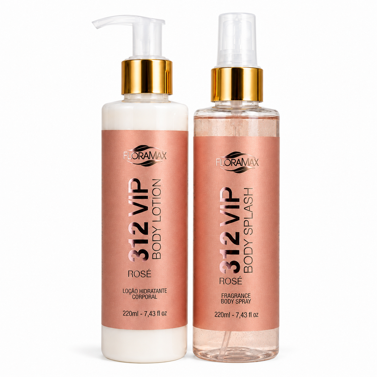 Kit 312 Vip Rosé - Body Splash + Body Lotion