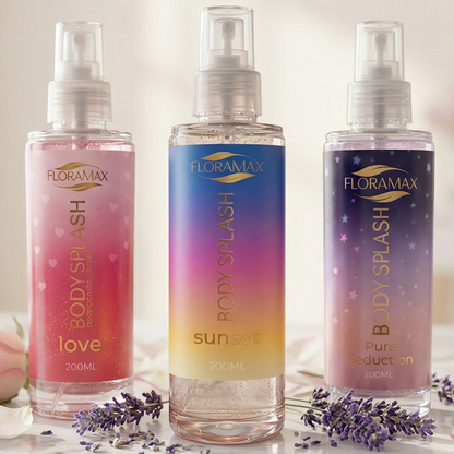 Kit Exclusivo - 3 Bodysplash - Sunset | Love | Pure-Seduction