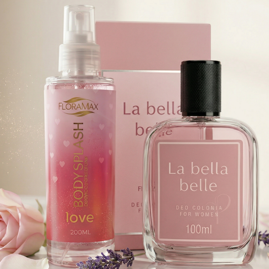 Kit Duo Amor e Beleza - Bodysplash Love + Perfume La Bella Belle - 100 ML