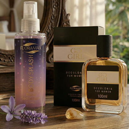 Kit Sedução Absoluta Floramax | Body Splash PURE SEDUCTION + Perfume G. GIRL 100ML