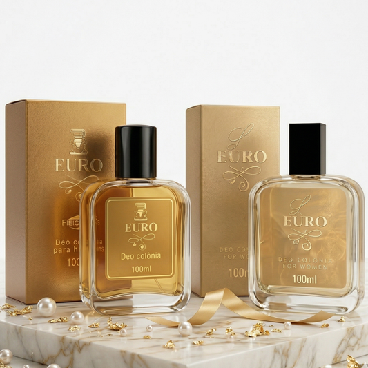Kit Perfumes Euro - Masculino e Feminino -  100 ML