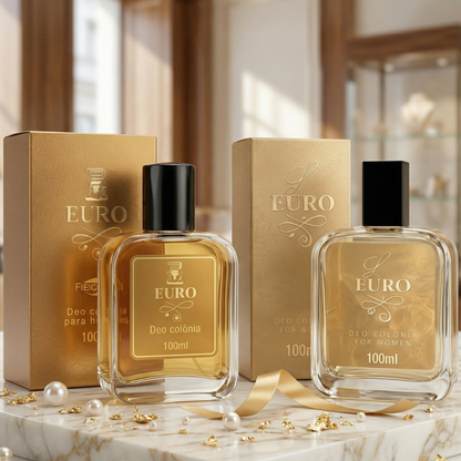 Kit Perfumes Euro - Masculino e Feminino -  100 ML