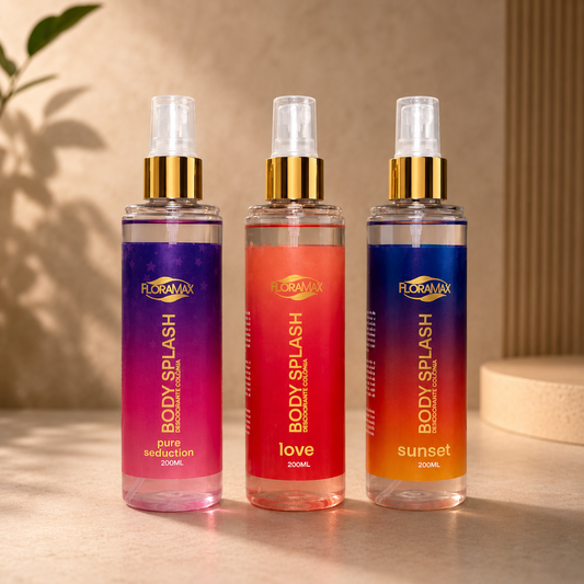 Kit Exclusivo - 3 Bodysplash - Sunset | Love | Pure-Seduction